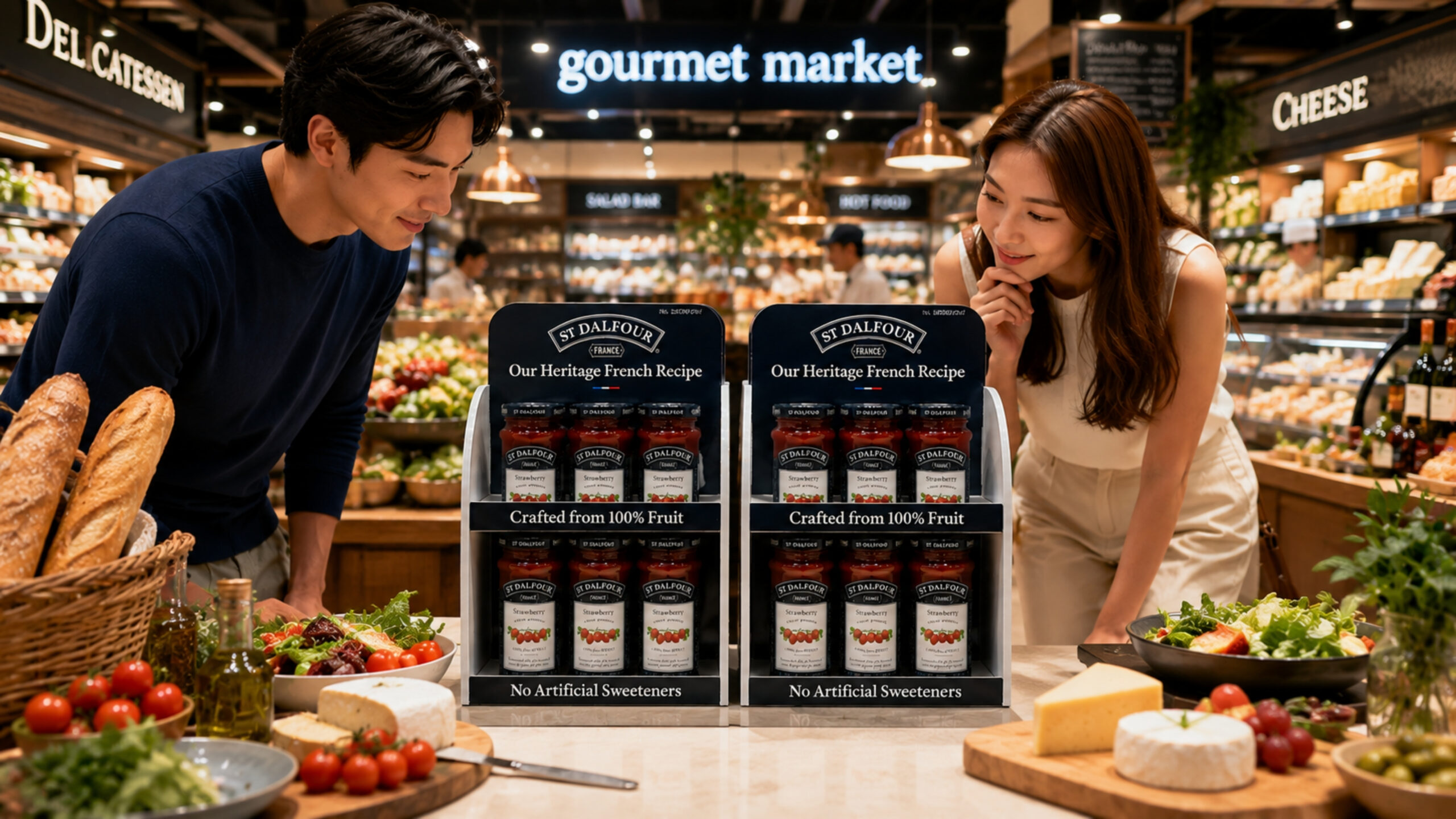 ชั้นวางสินค้า St. Dalfour ดีไซน์พรีเมียม สร้างภาพลักษณ์แบรนด์ | Aprint
