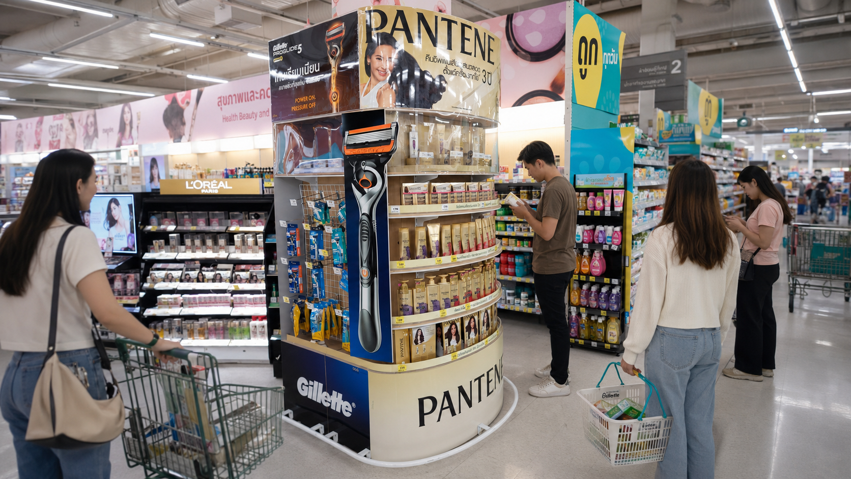 Pillar Display คืออะไร? ทำไมแบรนด์ใหญ่ถึงแย่งกันจองเสาในซูเปอร์มาร์เก็ต | APRINT