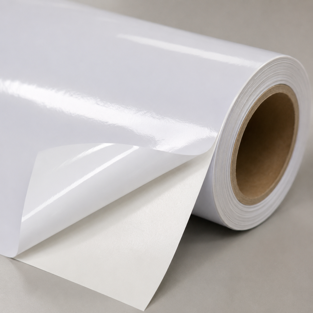 สติ๊กเกอร์ PVC เหมาะสำหรับงานสติ๊กเกอร์ติดกระจก งานตกแต่งหน้าร้าน และงานโฆษณาภายในอาคาร