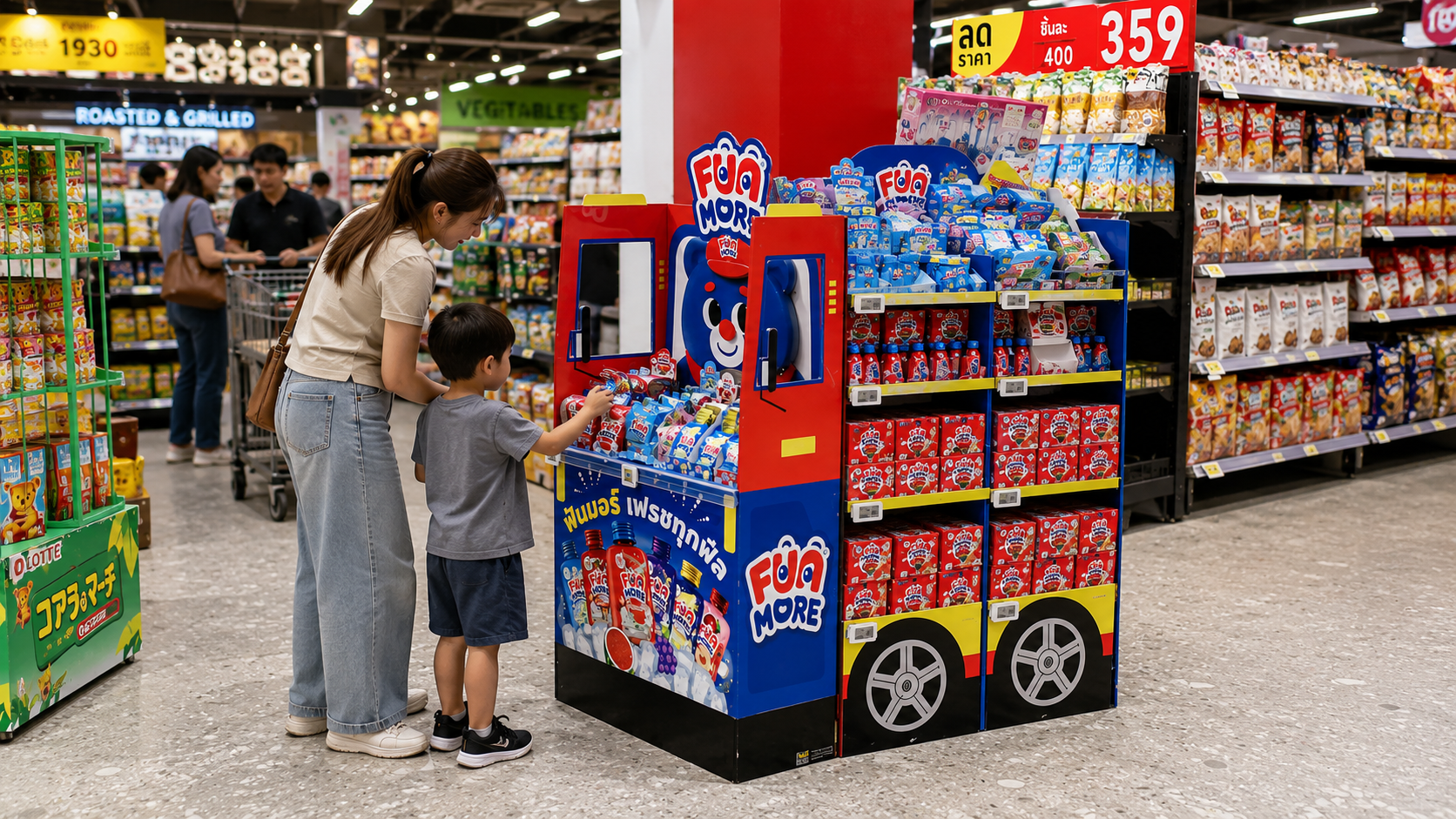 Mock Up Display คืออะไร ทำไมแบรนด์สินค้าในซูเปอร์มาร์เก็ตต้องมี | APRINT