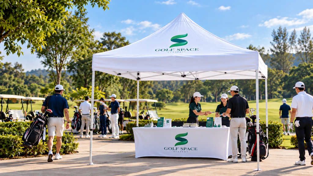เต็นท์สกรีนโลโก้ ไม่ได้มีไว้แค่บังแดด แต่ช่วยสร้างภาพจำให้แบรนด์ได้อย่างไร | APRINT